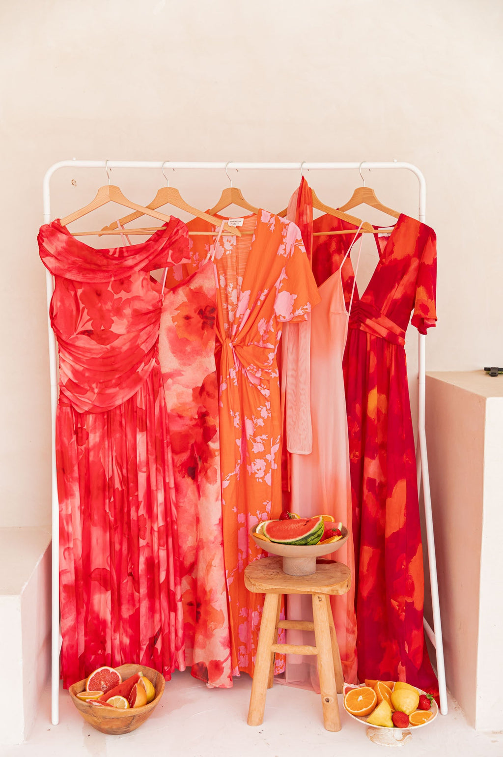 THAÏS Orange - Robe Longue