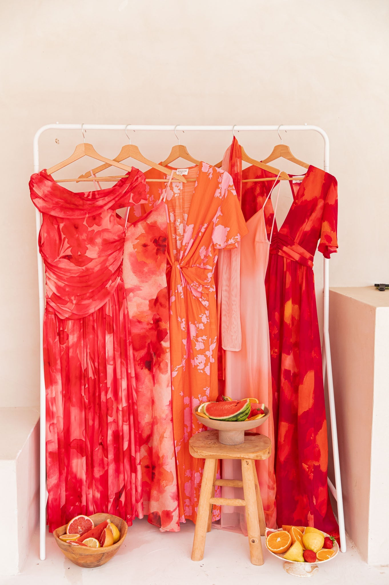 THAÏS Orange - Robe Longue