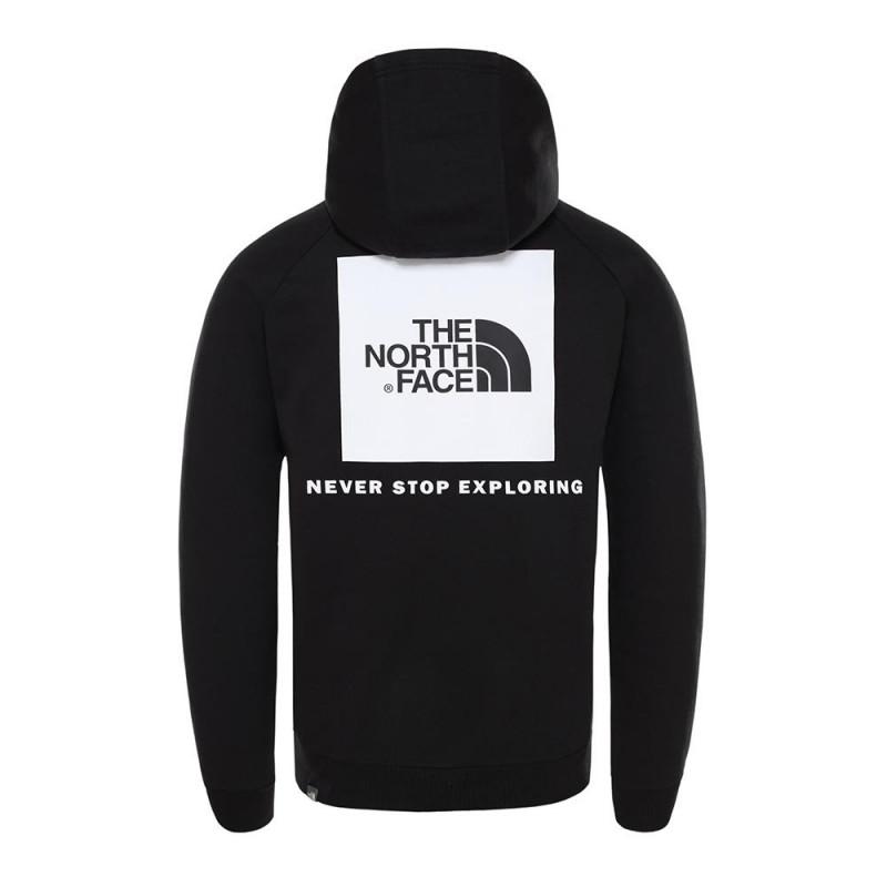 The North Face - Sweat À Capuche Raglan Red Box - Noir - Homme - The North Face* - The Bradery