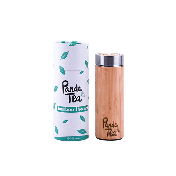 Thermos En Bambou Avec Infuseur - 360 Ml