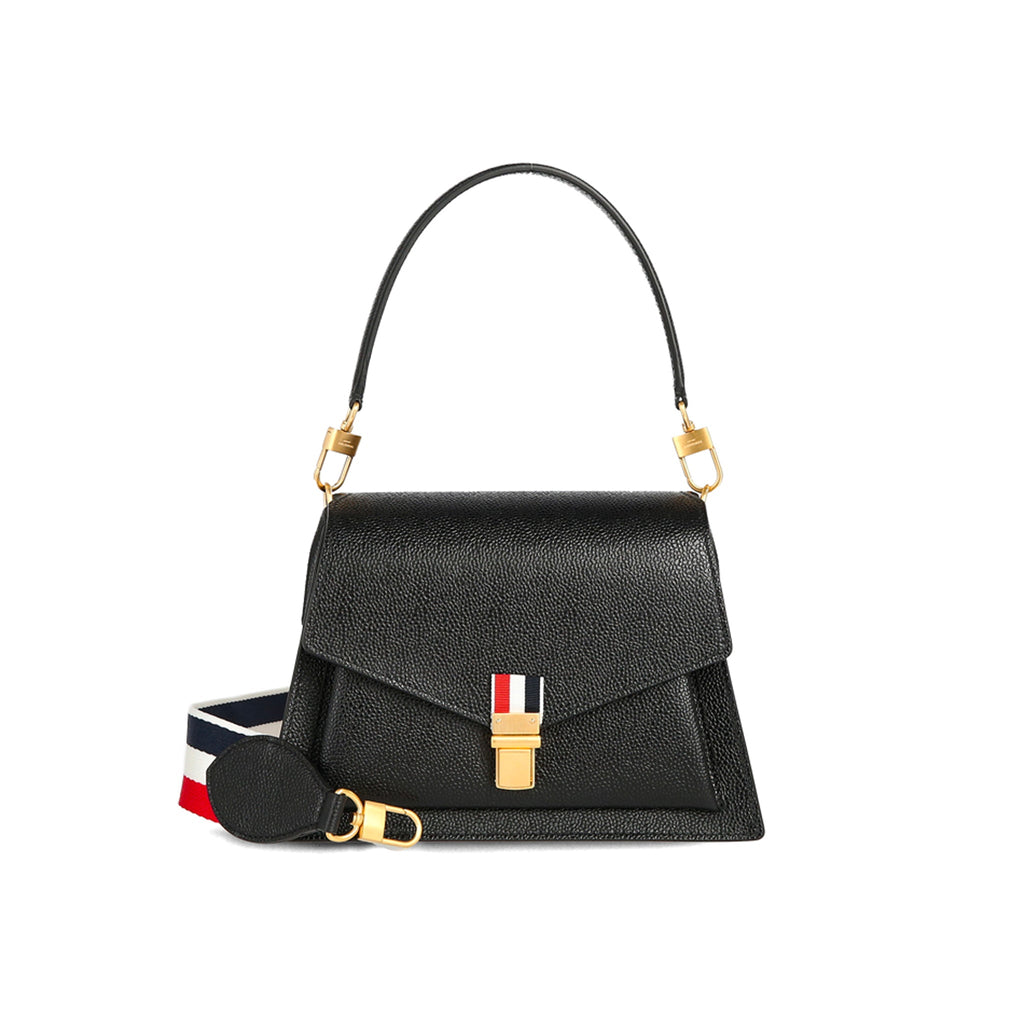 Thom Browne Trapeze Top Handle Bag - Black - Femme