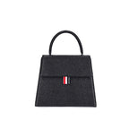 Thom Browne Trapeze Top Handle Bag - Black - Femme