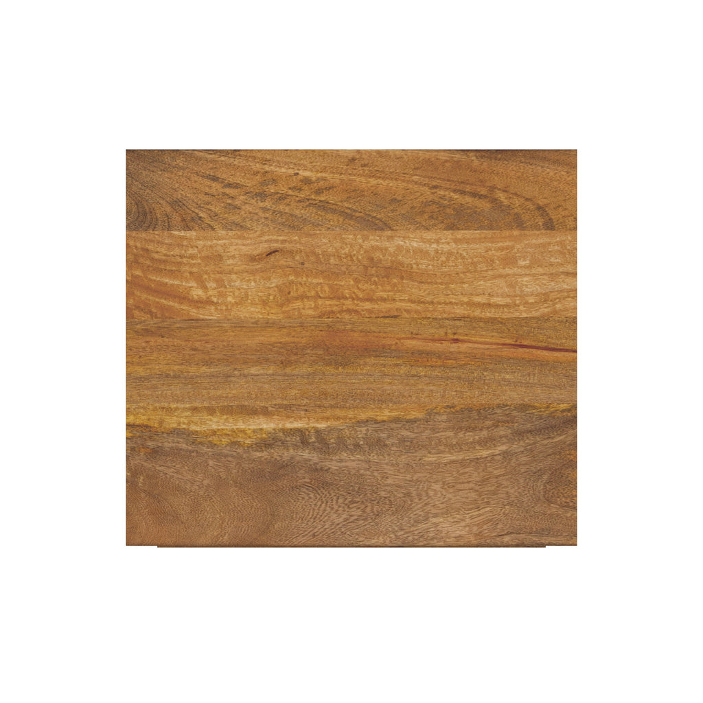 tiki table de chevet niche bois tiroirs cannage