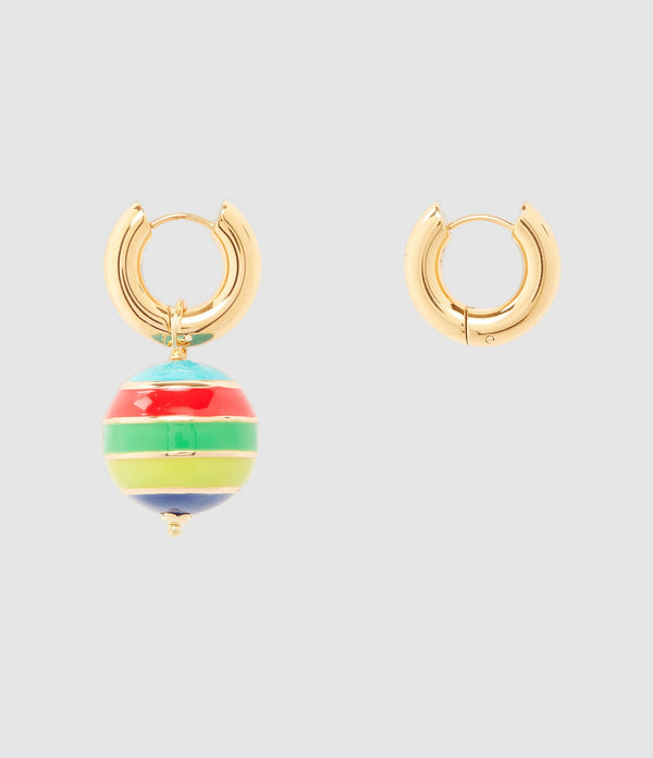 Timeless Pearly - Créoles Mix & Match Multicolore Doré - Femme
