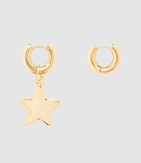 Timeless Pearly - Créoles Mix & Match Étoile Doré - Femme
