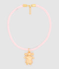 Timeless Pearly - Collier Petite Fille Satin Rose - Femme