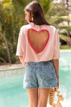 TINO Rose - T-Shirt Coeur