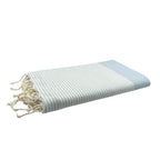 Fouta Nid D'Abeille - Bleu Ciel