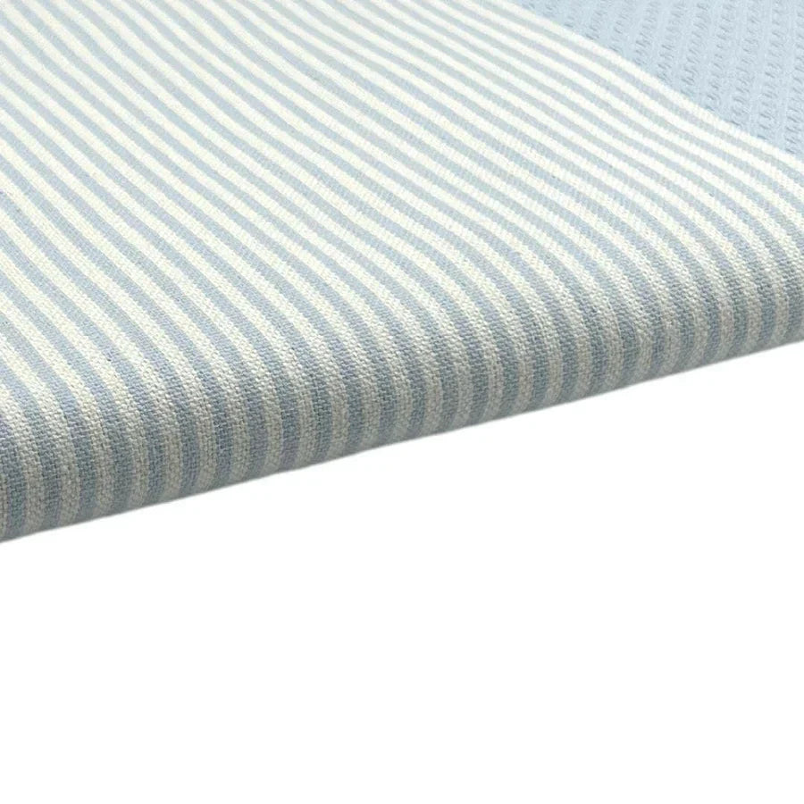 Fouta Nid D'Abeille - Bleu Ciel