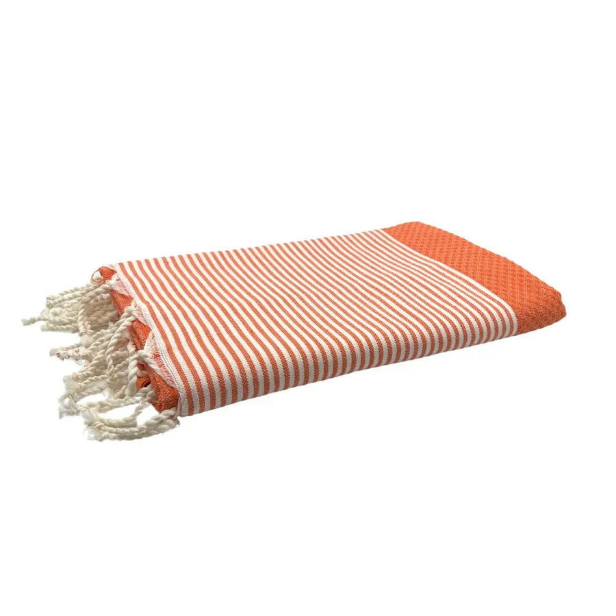 Fouta Nid D'Abeille - Orange