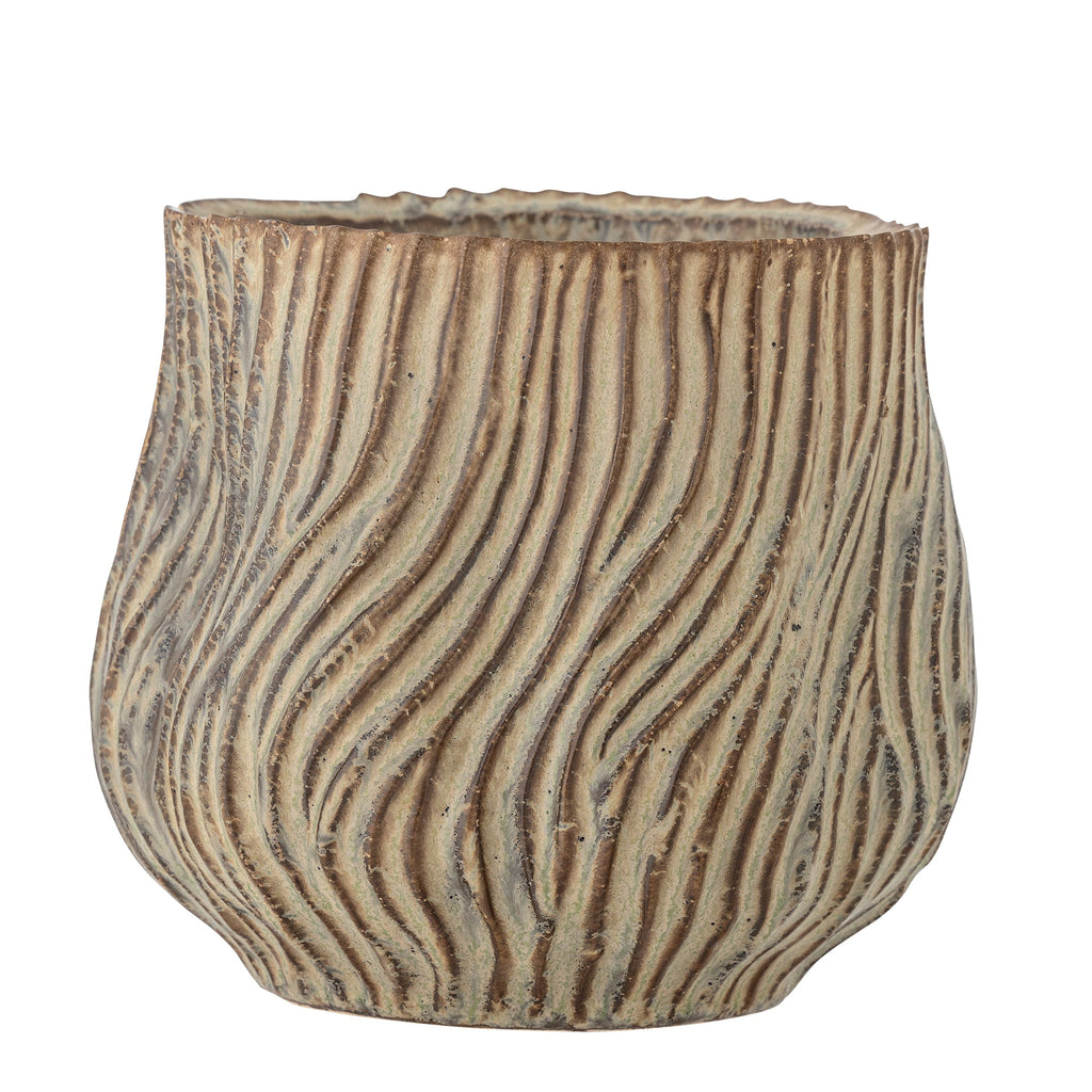 Dua - Cache-Pot - Marron - Grès