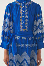 Robe Longue Tolede - Bleu