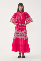 Robe Longue Tolede - Pastèque