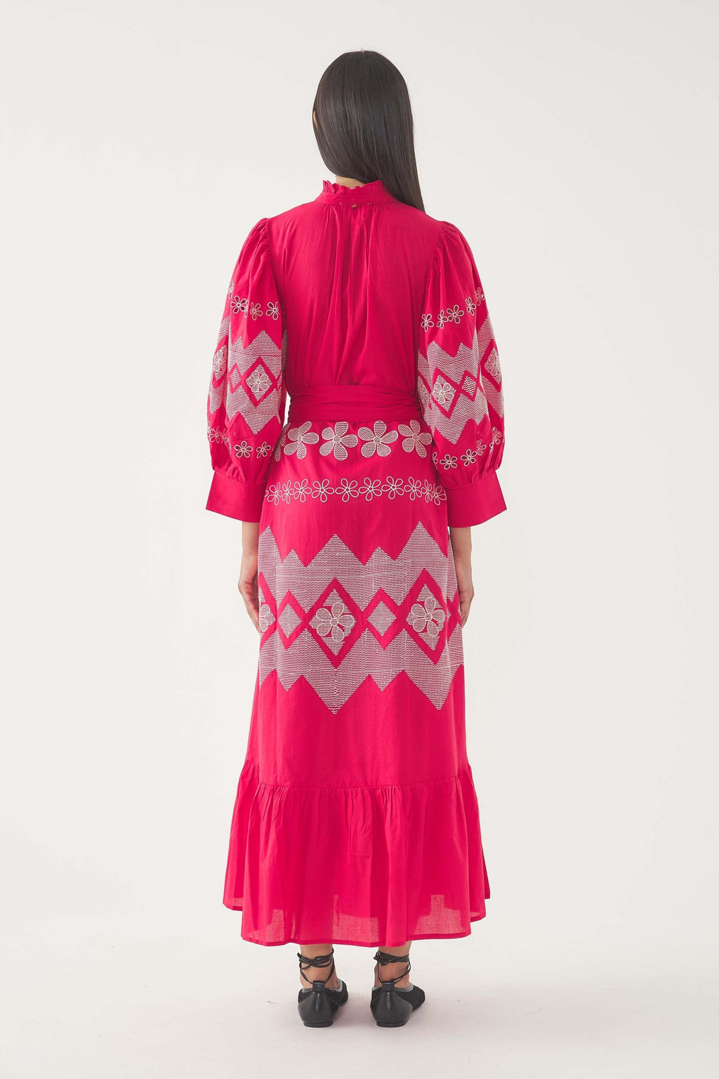 Robe Longue Tolede - Pastèque
