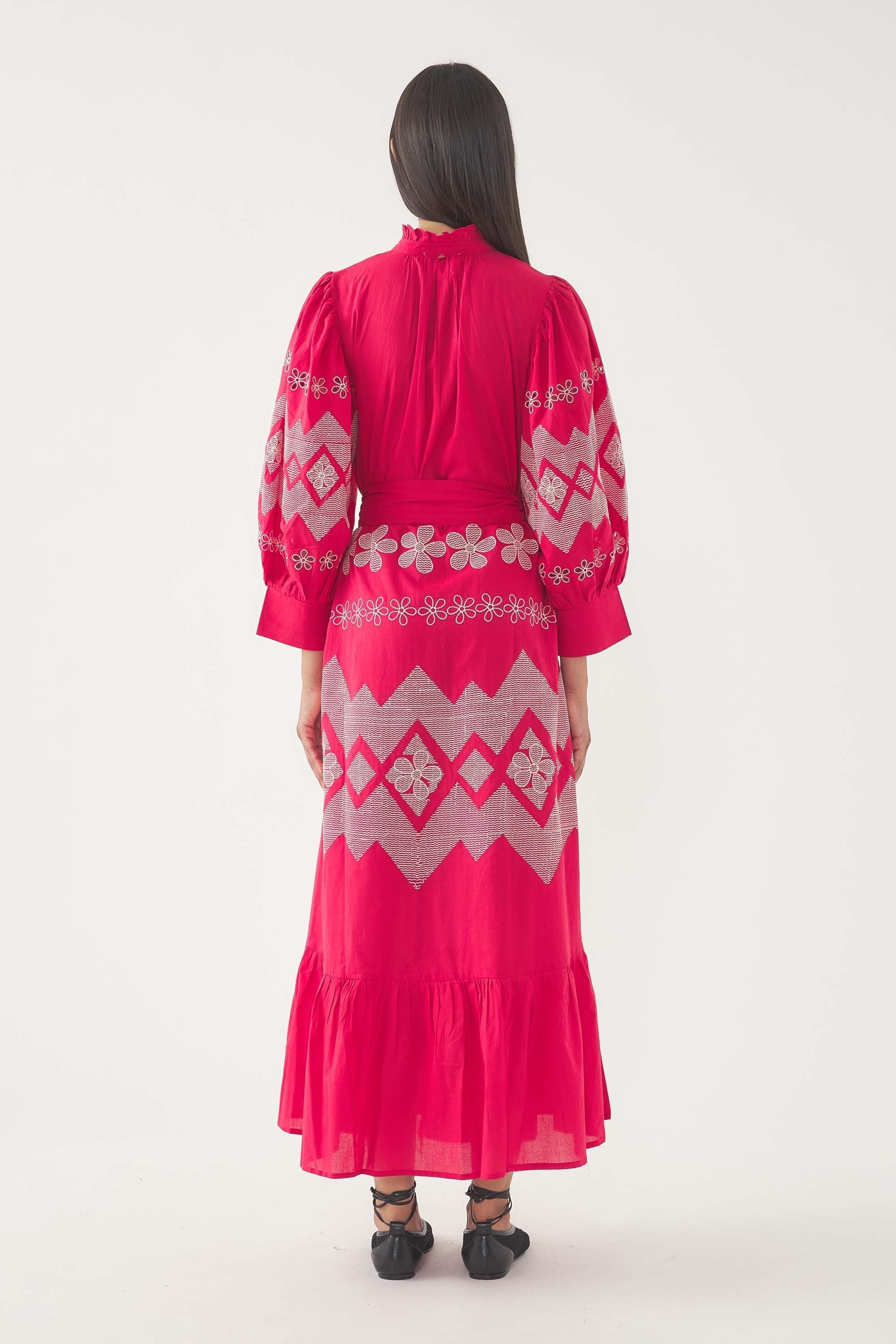 Robe Longue Tolede - Pastèque