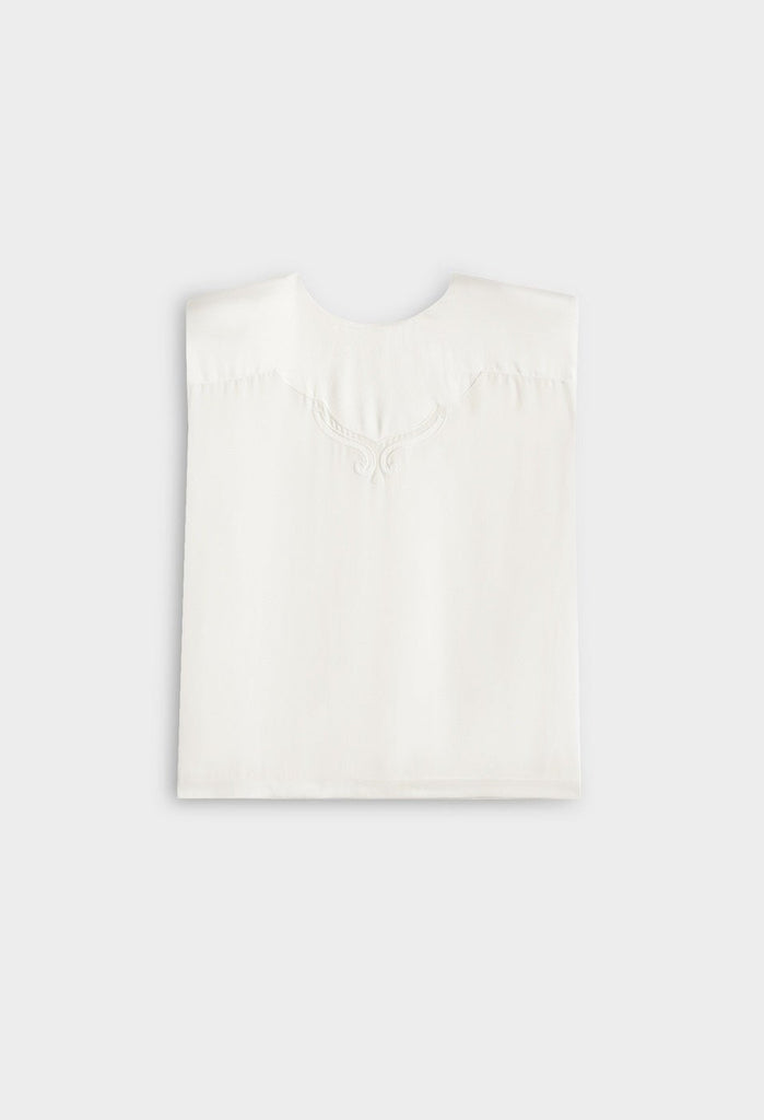 Top Bamboleo - Ecru - Claudie Pierlot - The Bradery