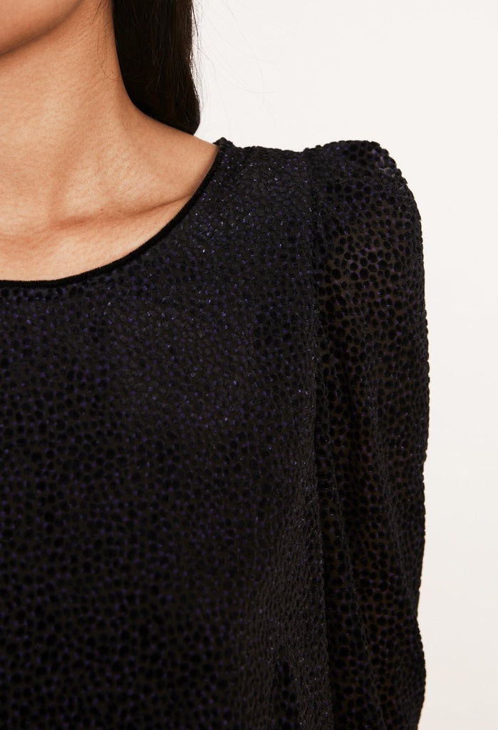 Top Ban Velvet - Bicolore - Claudie Pierlot - The Bradery