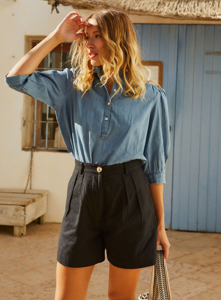Top Bertha - Denim