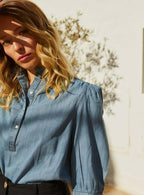 Top Bertha - Denim