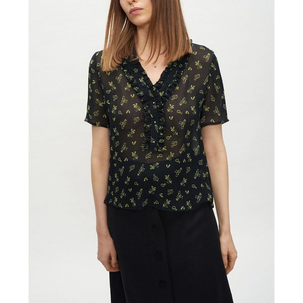 Top Birdy - Print Fonce - Claudie Pierlot - The Bradery