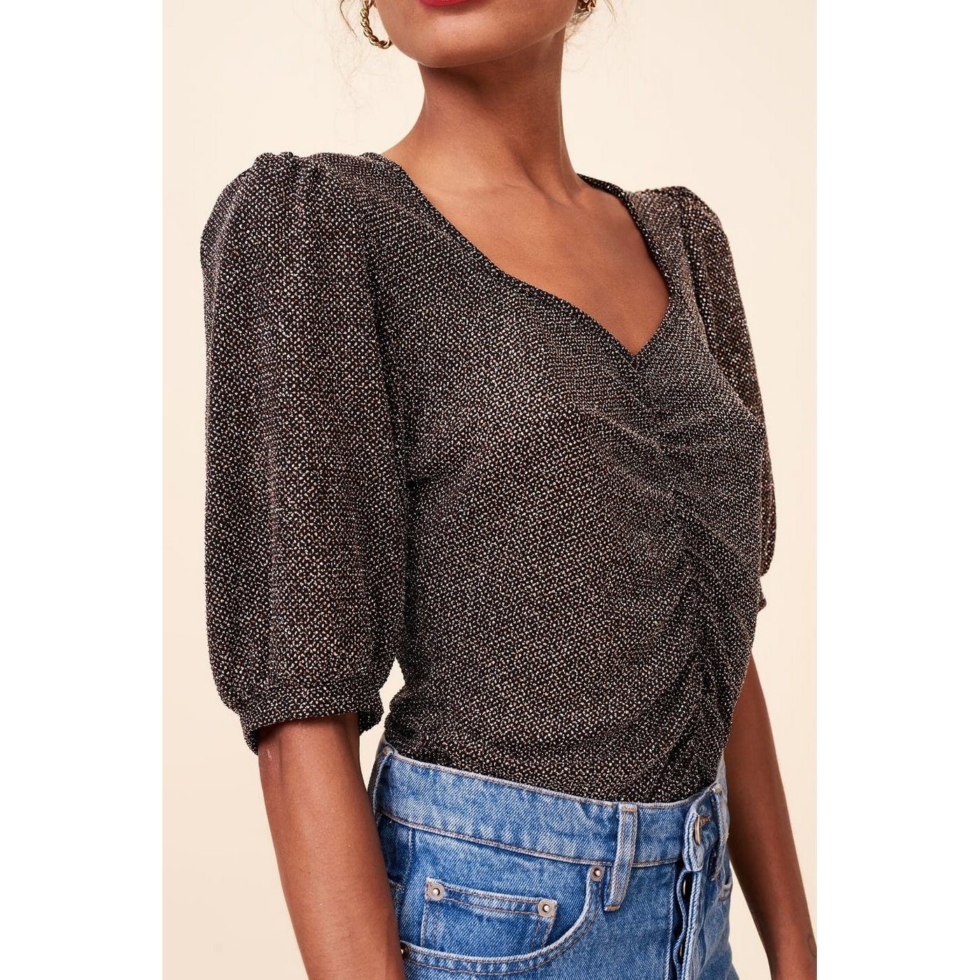 Top Brenda - Gold Tops Rouje