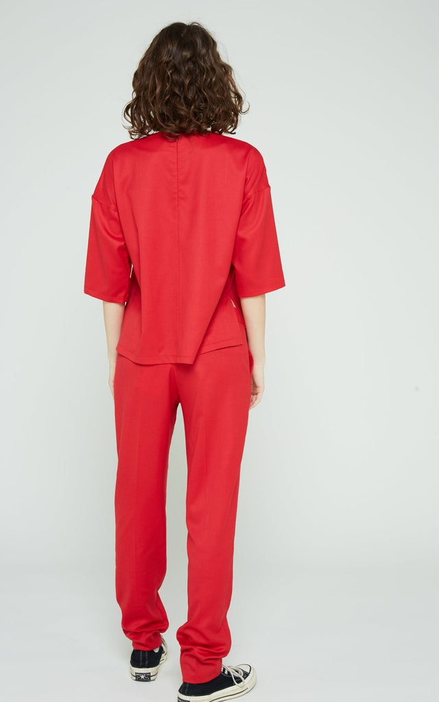 Top Eddie Thorens - Rouge - Modetrotter - The Bradery