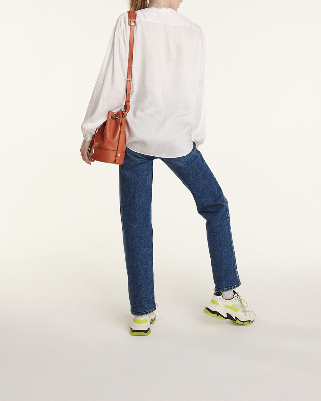 The Kooples - Top Fluide Écru Large À Détail Noué - Femme