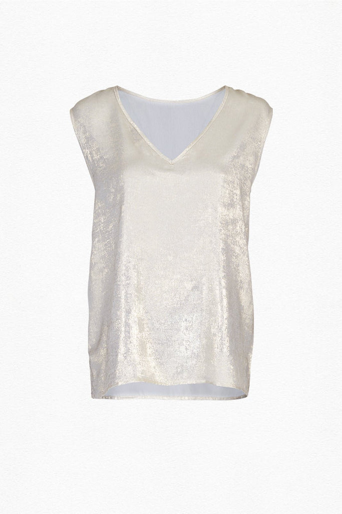 Top Keith - Lamé - Plume Paris - The Bradery