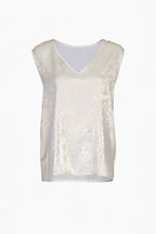 Top Keith - Lamé - Plume Paris - The Bradery