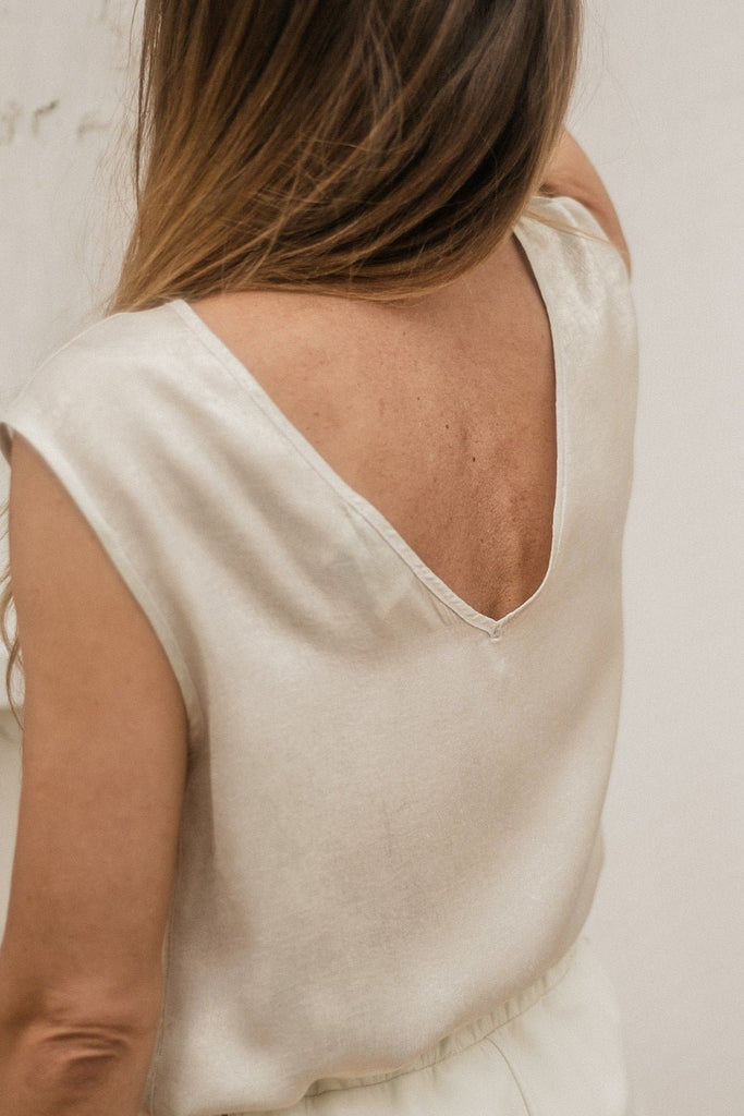 Top Keith - Lamé - Plume Paris - The Bradery