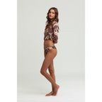 Top Mahina Lslv Surf Top - Cocoa Maillots Deux Pièces Rhythm