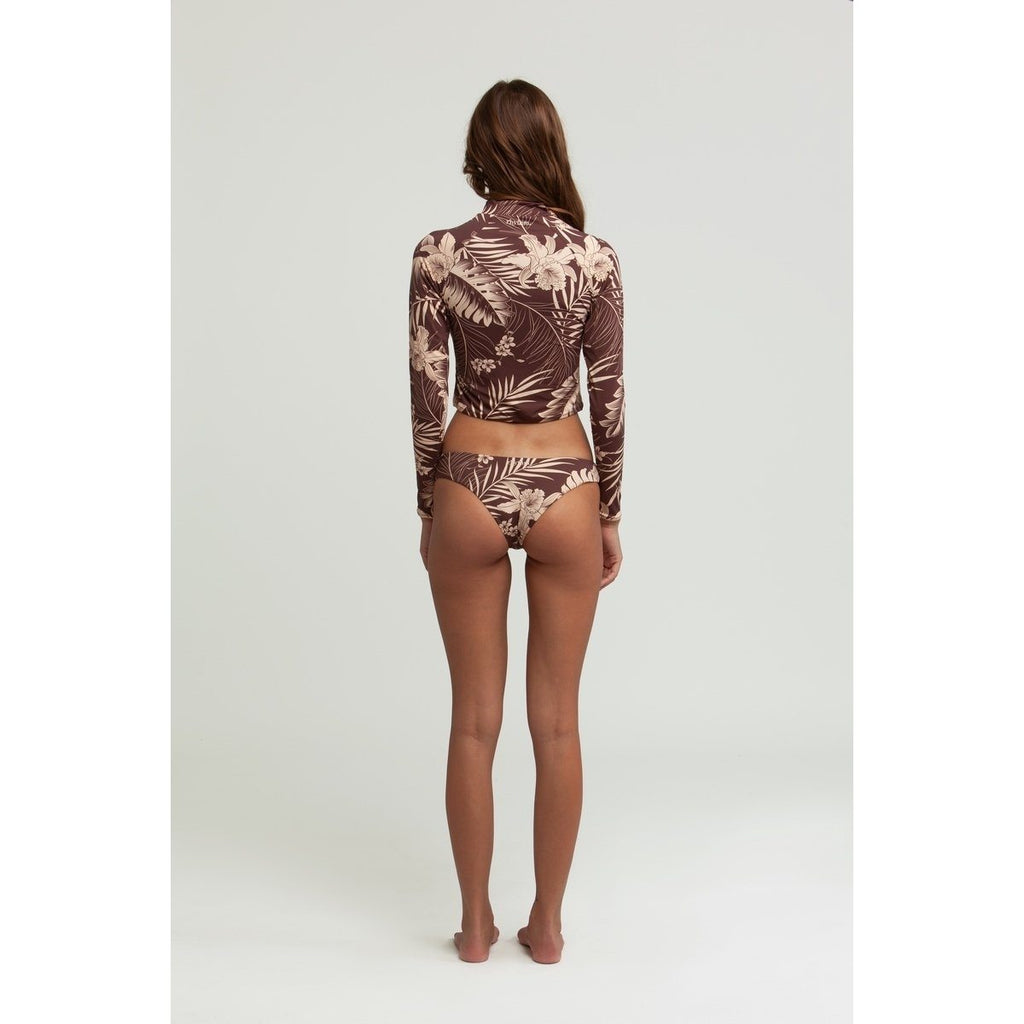 Top Mahina Lslv Surf Top - Cocoa Maillots Deux Pièces Rhythm