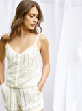 Top En Maille Claire - White