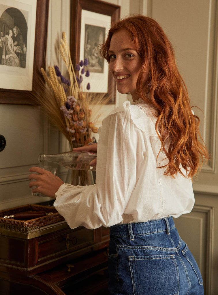 Top Olivia Slumb - White