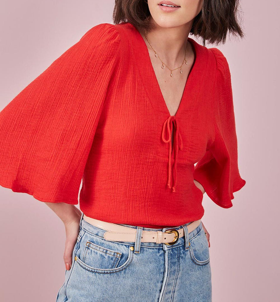 Top Sidoine - Fraise - Des Petits Hauts - The Bradery