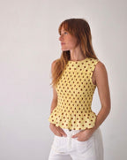 Top Cora Pois Jaune