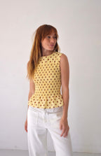 Top Cora Pois Jaune