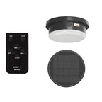 Nerio - Lampe De Table Solaire - Aluminium - Noir