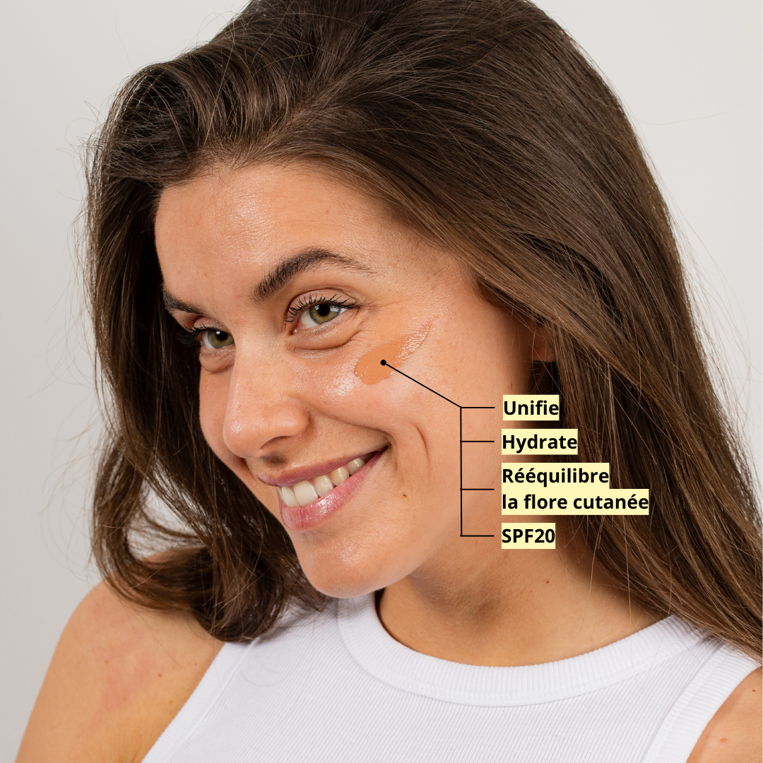 Bb Crème Hydratante Spf20 Sans Dioxyde De Titane • Dorée