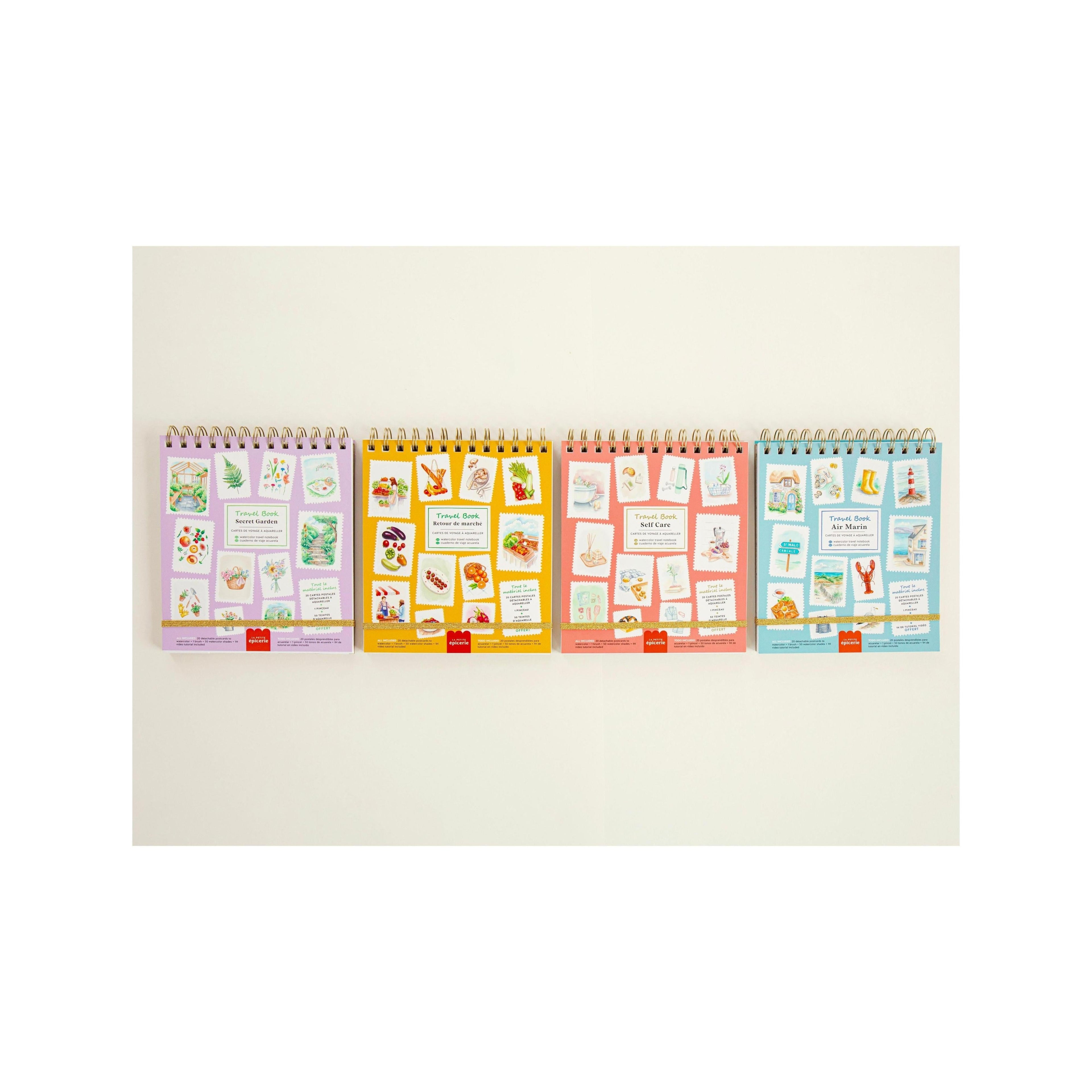 Travel Book - Carnet Aquarelle - Thème Self-Care