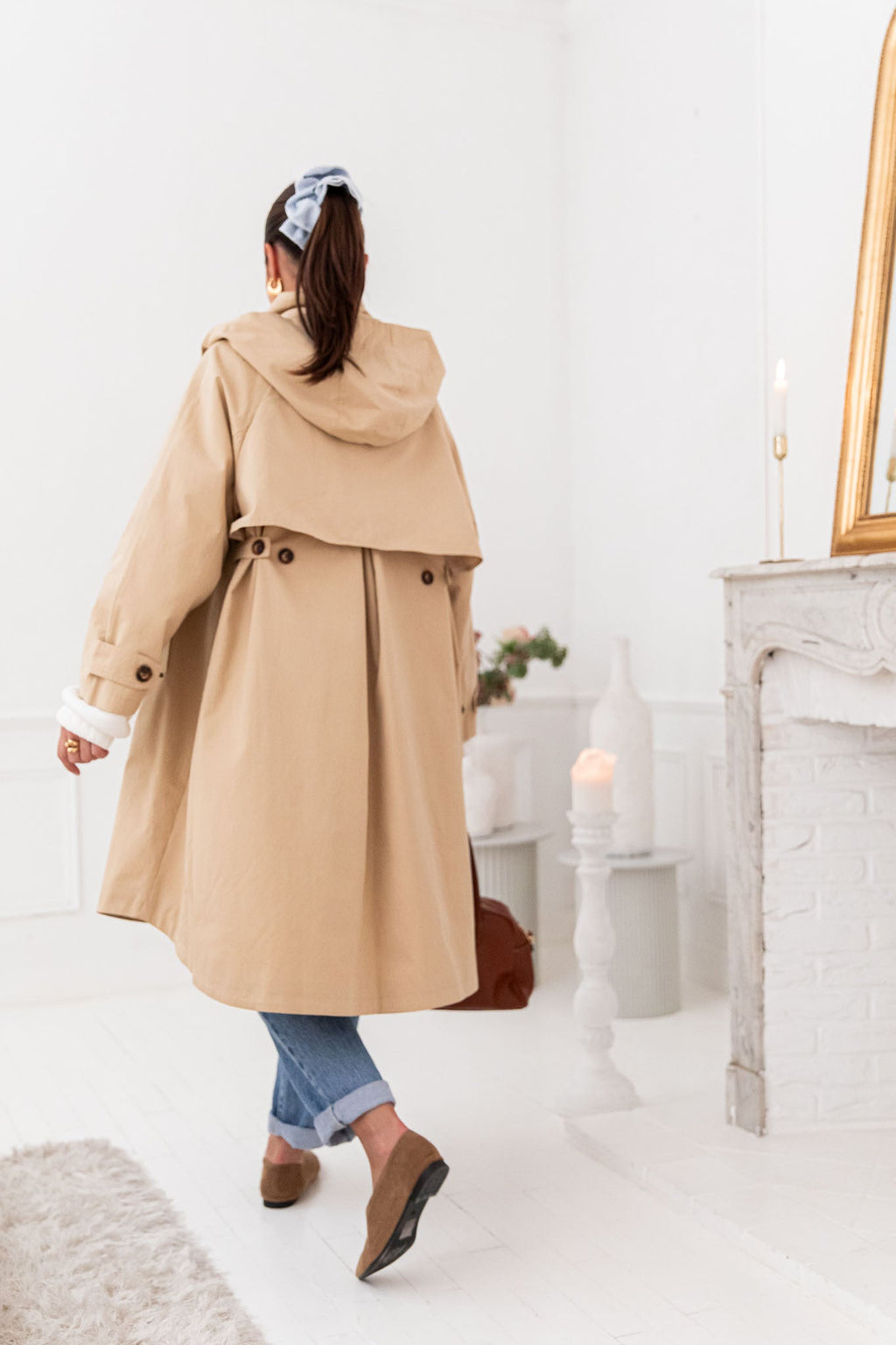 LANA Beige - Trench Long
