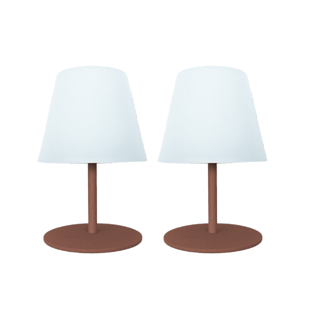 Lampe De Table Sans Fil - Twins Terracota