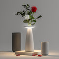 Flora Mini - Lampe De Table Sans Fil - Aluminium - Blanc