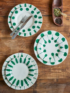 Linora - Assiette - Vert - Grès