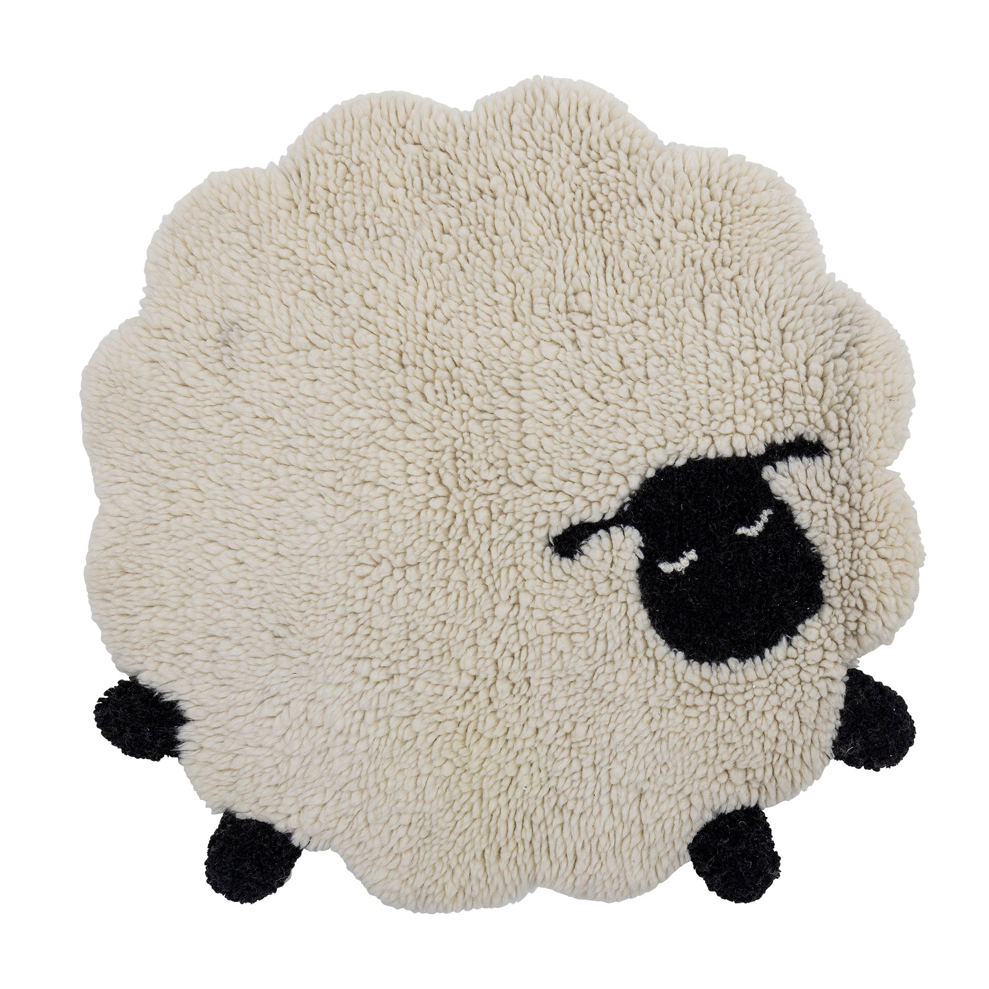 Dolly - Tapis - Blanc - Laine