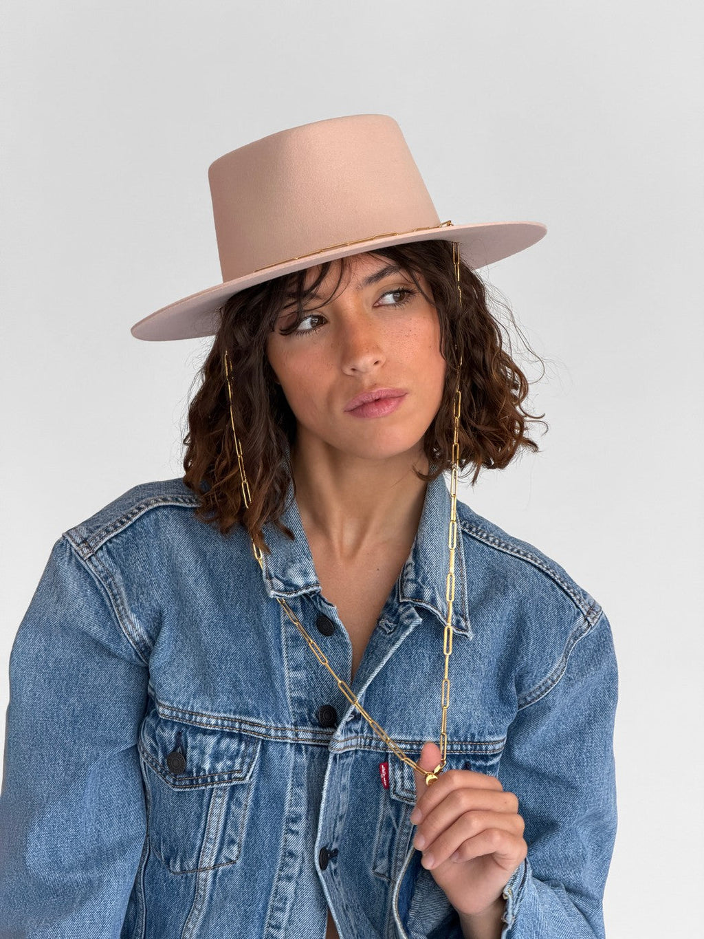 Chapeau Feutre Ulysse - Babypink