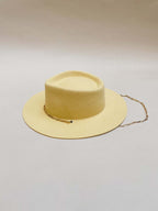 Chapeau Feutre Ulysse - Jaune Pale