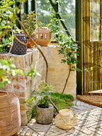 Benas - Cache-Pot Déco - Gris - Ciment