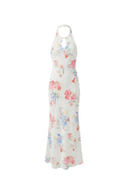Robe Dos Nu À Imprimé – Blanc