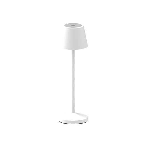 Emily - Lampe De Table Sans Fil - Acier - Blanc